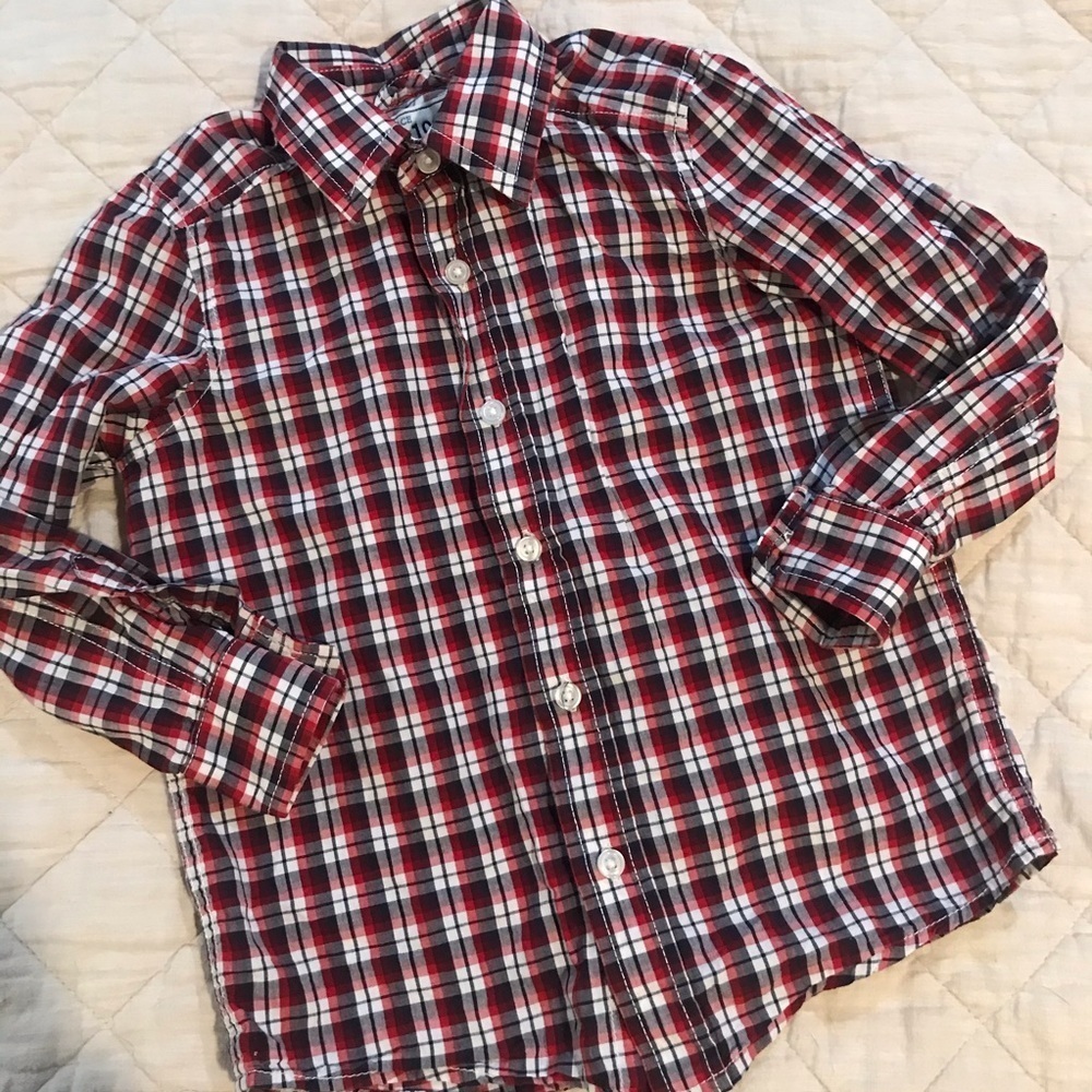 🍿Plaid Button Down Shirt